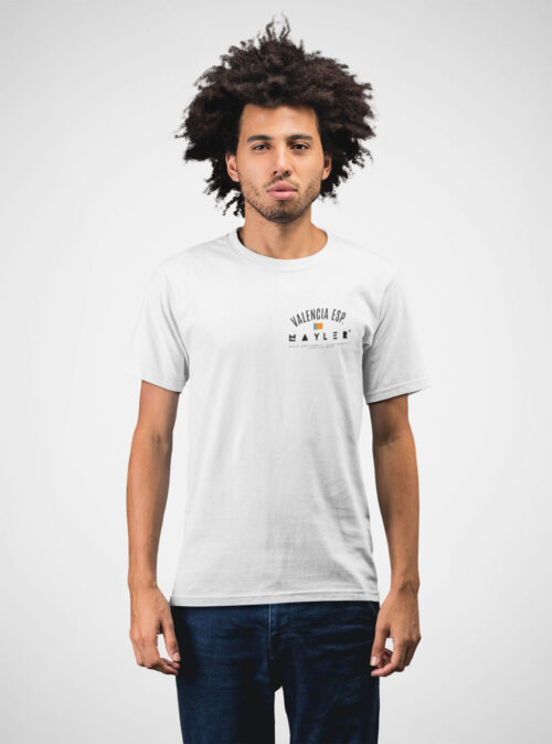 Camiseta Mayler Valencia Esp. Blanco Vintage