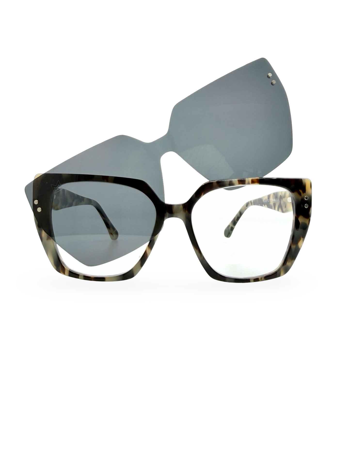 Thalassia Cream. Gafas Graduadas CLIP-ON magnético polarizado