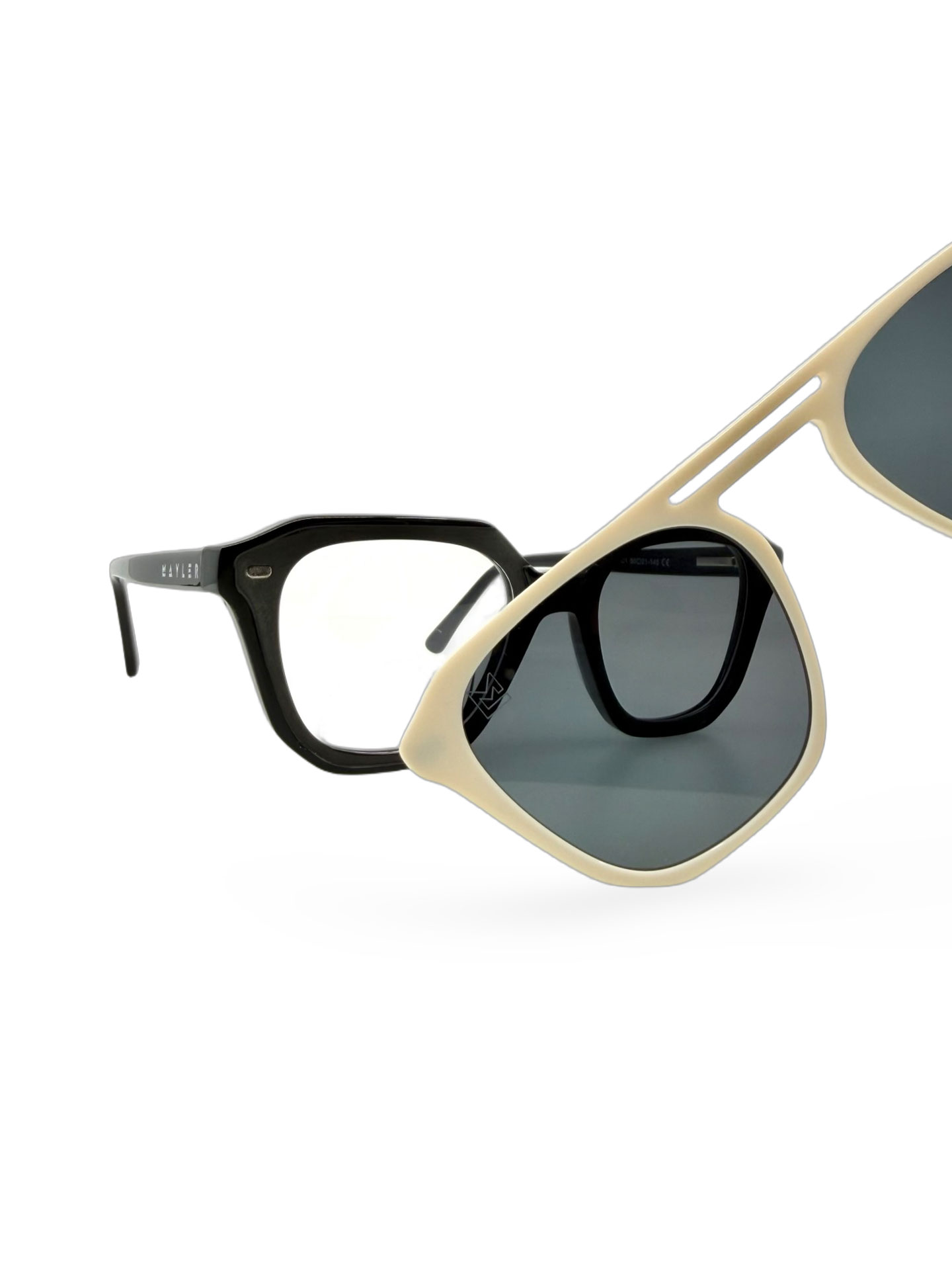 Cymodocea Black. Gafas Graduadas CLIP-ON magnético polarizado
